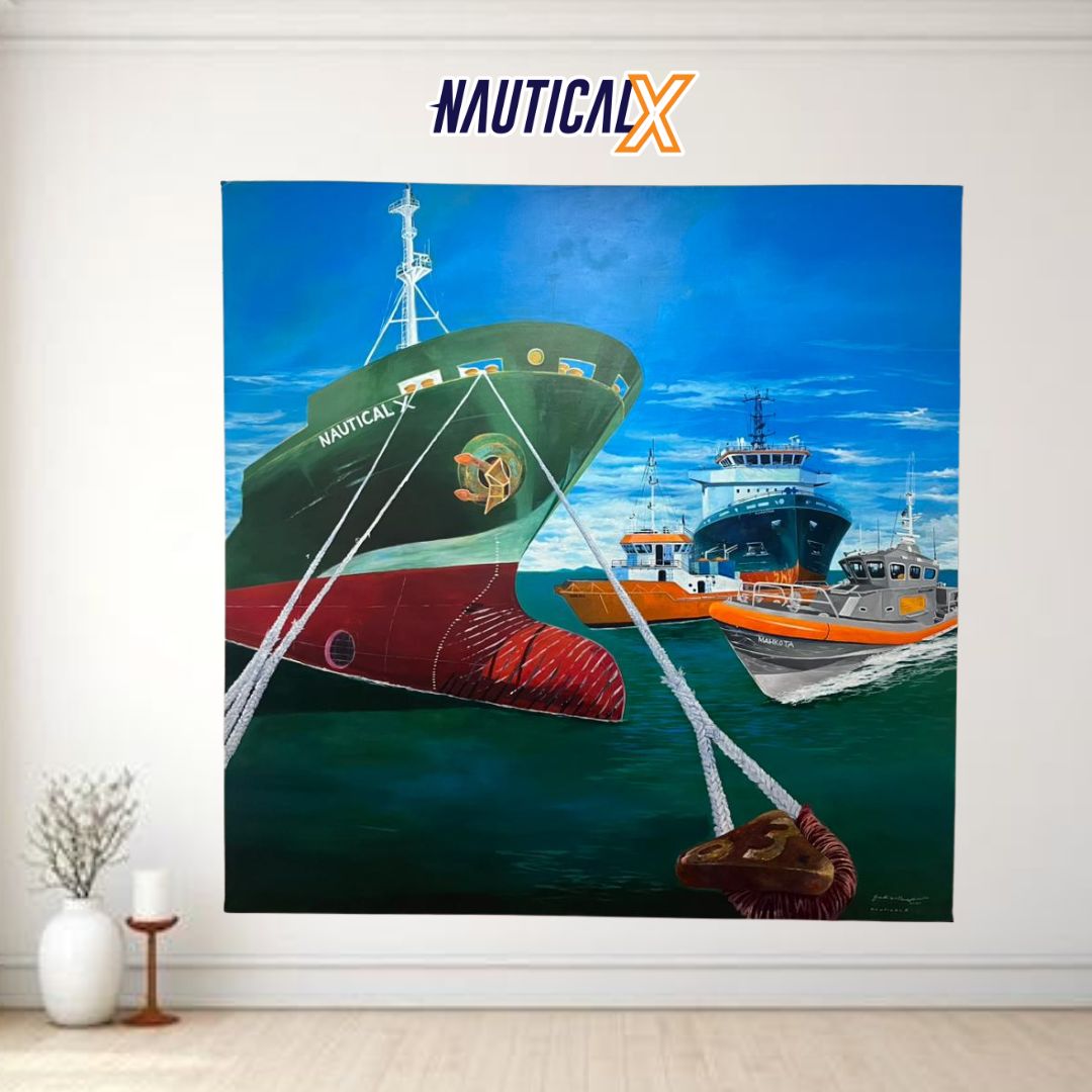 Nautical X Port Scenery Painting