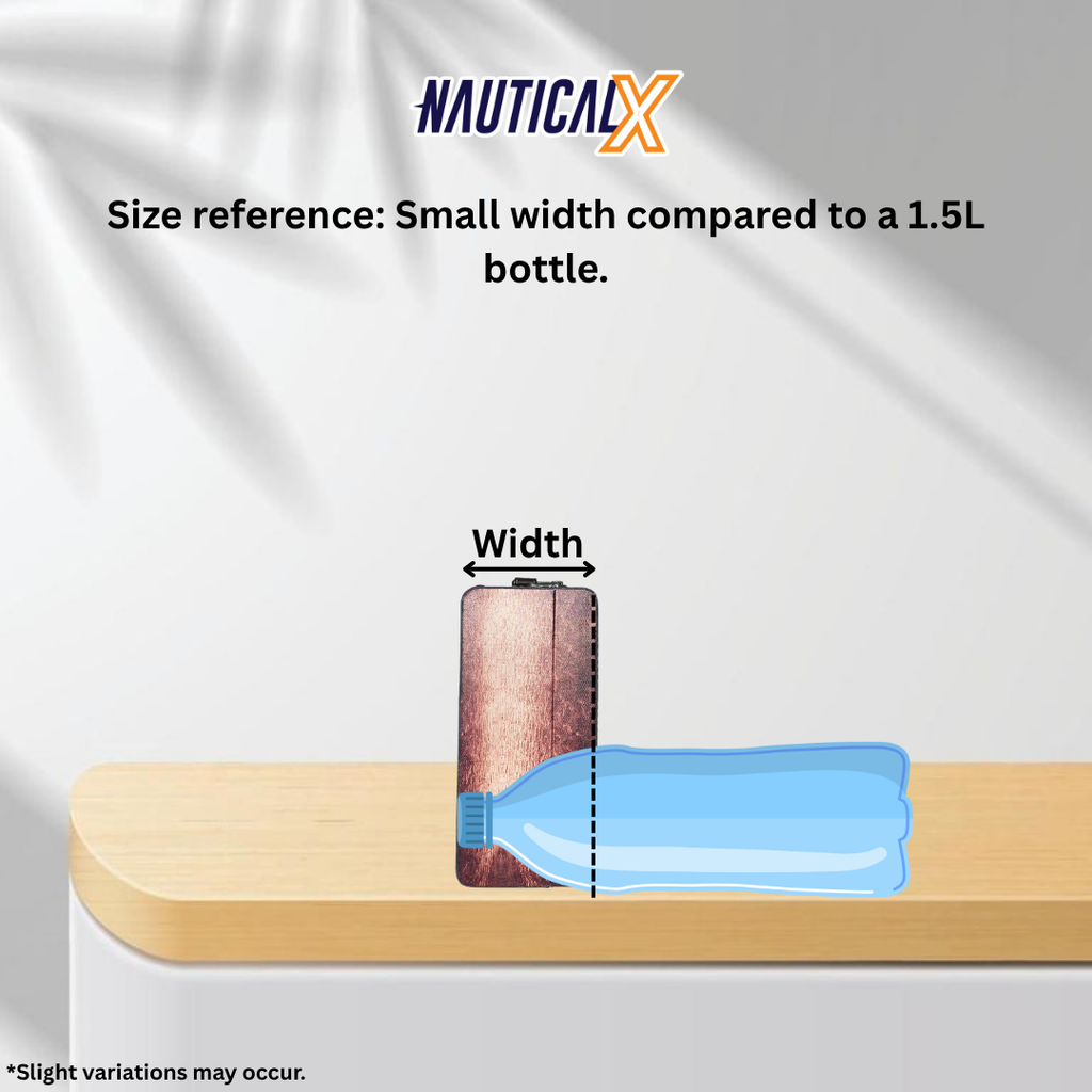 NauticalX Vintage Map Briefcase - Explorer Edition