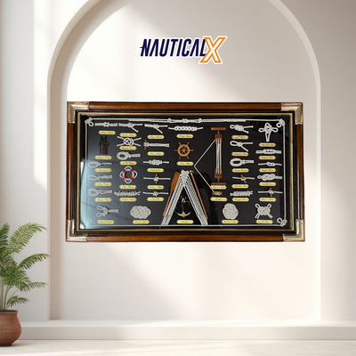 NauticalX Framed Nautical Knot Display Boards