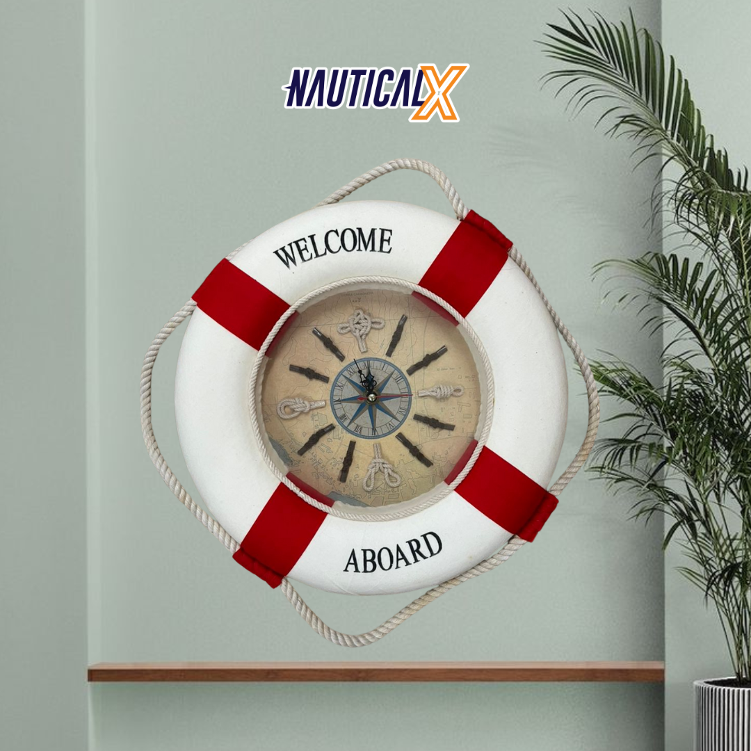 Lifebuoy Wall Clock