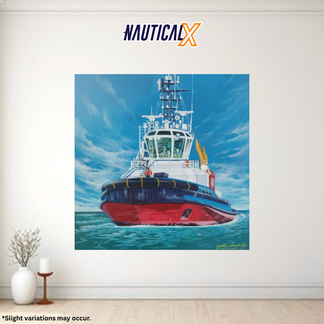 NauticalX Tugboat Painting