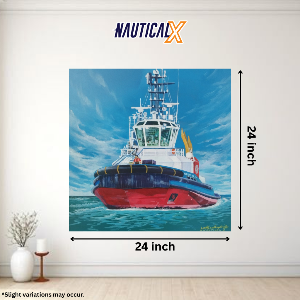 NauticalX Tugboat Painting