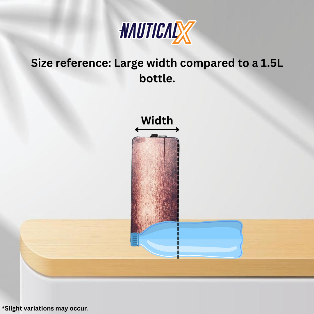 NauticalX Vintage Map Briefcase - Explorer Edition