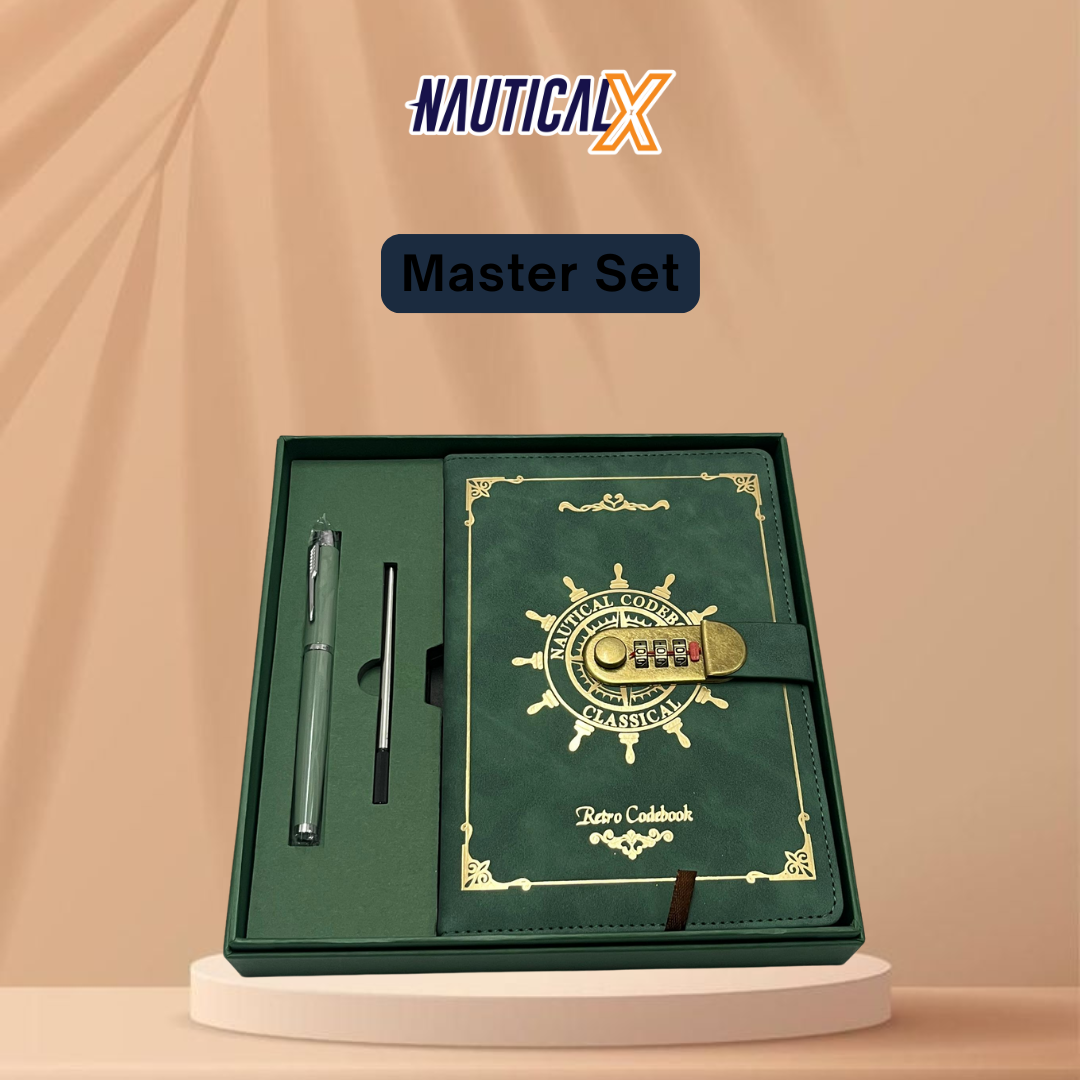 Retro Codebook - Seafarer Notebook