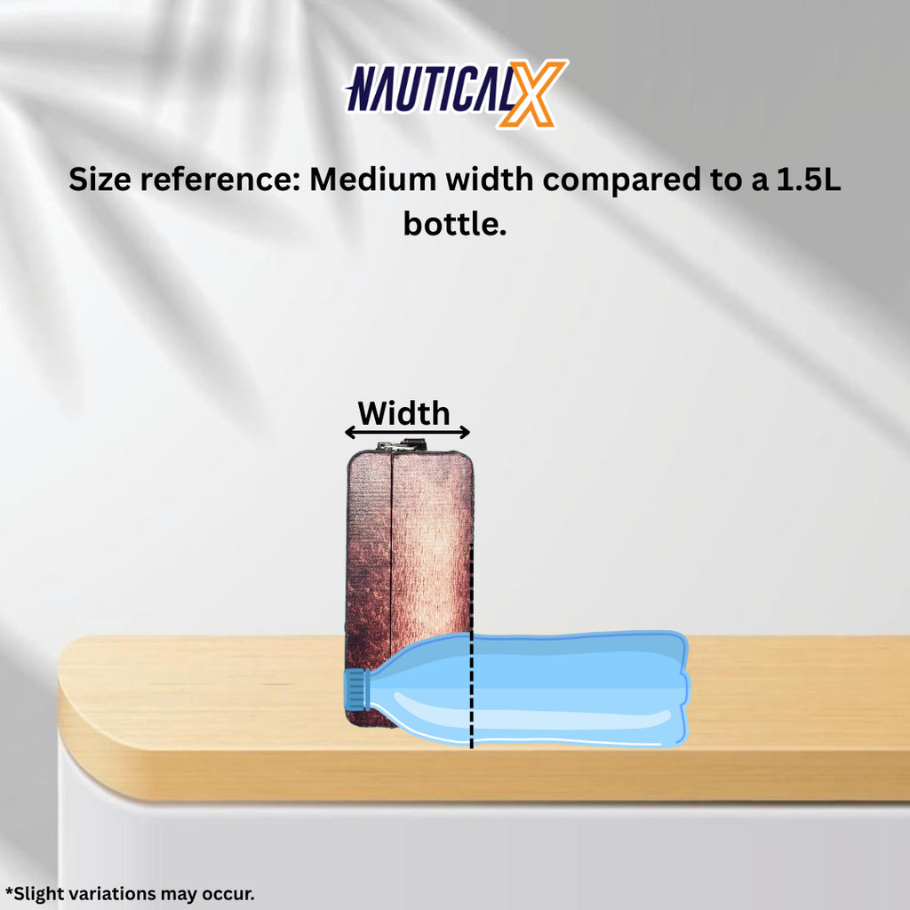 NauticalX Vintage Map Briefcase - Explorer Edition