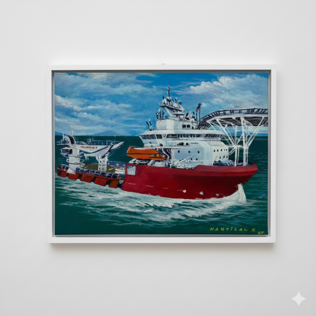 การทาสีเรือสนับสนุนนอกชายฝั่ง NauticalX (OSV)