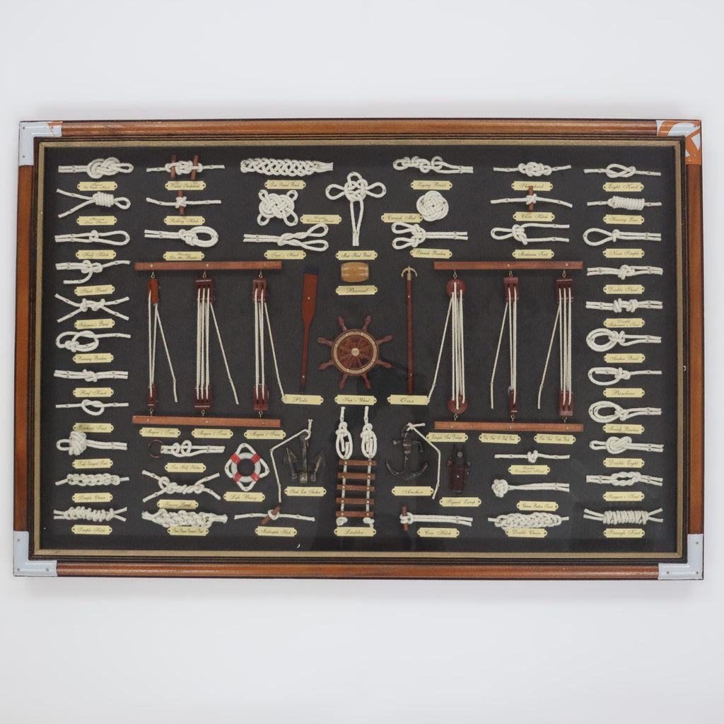 ป้ายแสดงปมทะเลแบบมีกรอบ NauticalX