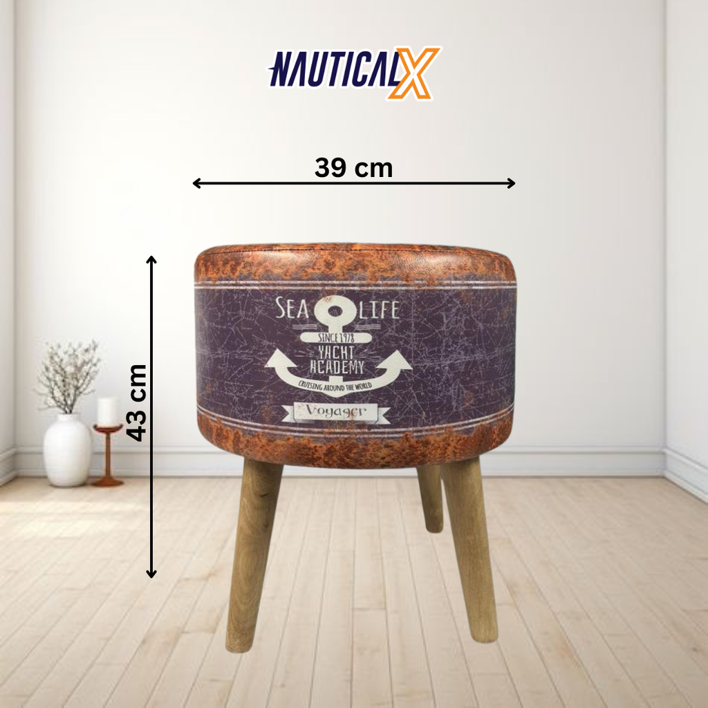 NauticalX “Sea Life Voyager” Stool